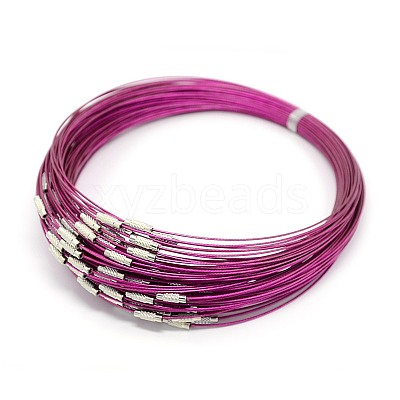 Steel Wire Necklace Cord X-TWIR-SW001-18-1