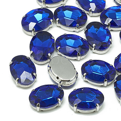 Sew on Rhinestone RGLA-T091-10x14mm-11P-1