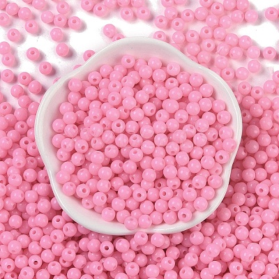 Opaque Acrylic Beads SACR-A007-01C-21-1