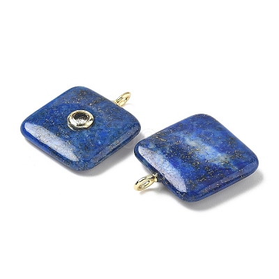 Dyed Natural Lapis Lazuli Pendants G-H318-02G-04-1