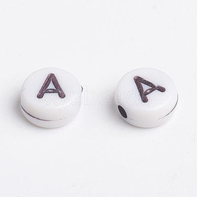 Mixed Initial Acrylic Beads X-MACR-2083-1