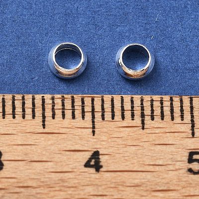 Brass Crimp Beads KK-S509-01S-1