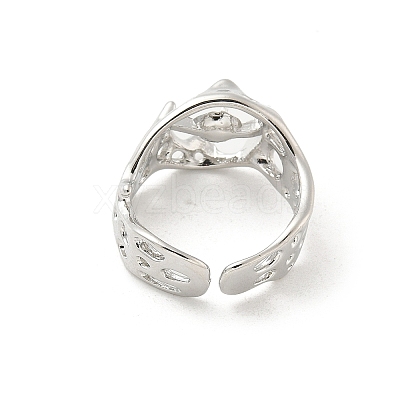 Brass Open Cuff Ring Settings LS-KK-G518-08P-01-1