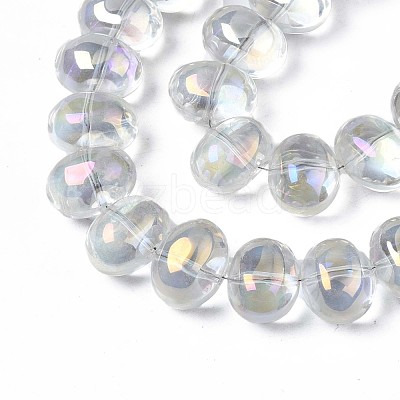 Electroplate Glass Beads Strand EGLA-S188-22-B03-1