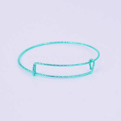 Adjustable Iron Bangle Making BJEW-TAC0004-02J-1