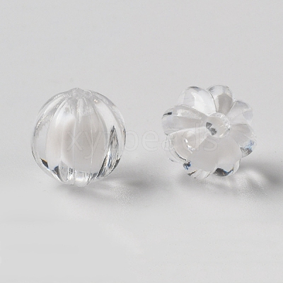 Transparent Acrylic Beads X-TACR-S089-10mm-01-1
