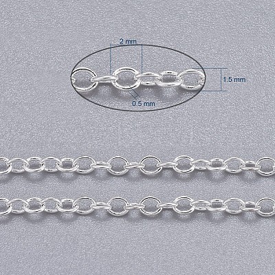 Brass Cable Chains CHC-034Y-S-NF-1