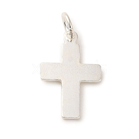 925 Sterling Silver Religion Cross Charms STER-K180-08S-1