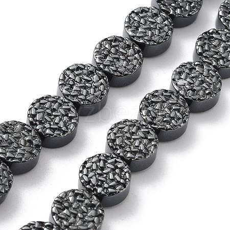 Synthetic Non-Magnetic Hematite Beads Strands G-H303-B09-1