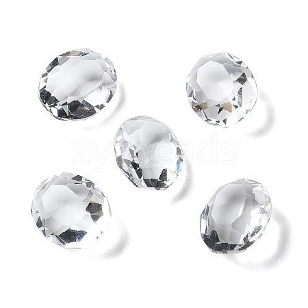 Transparent Glass Rhinestone Cabochons RGLA-B003-04A-09-1