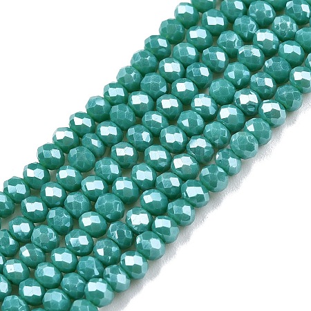 Electroplate Glass Beads Strands LS-EGLA-A044-P2mm-A31-1