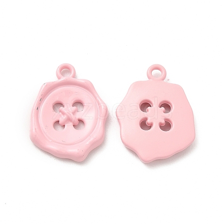 Spray Painted Alloy Pendants FIND-B018-02H-1