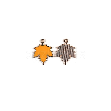 Thanksgiving Theme Alloy Enamel Pendants THXG-PW0001-021D-1