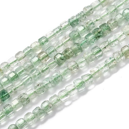 Natural Green Strawberry Quartz Beads Strands G-H266-05-1