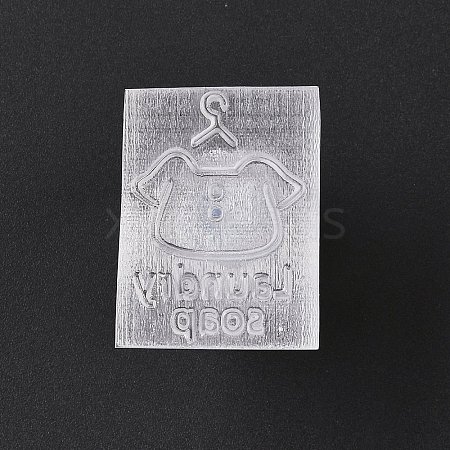 Clear Acrylic Soap Stamps with Big Handles DIY-XCP0003-88A-1