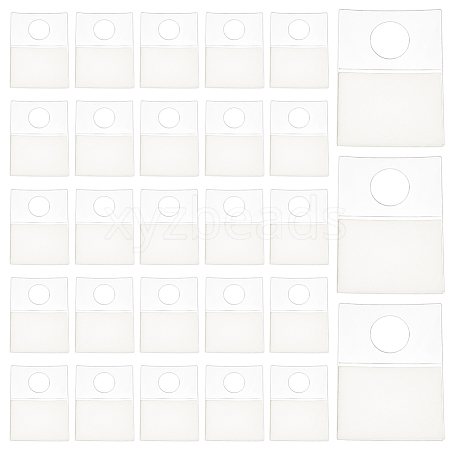 PVC Self-adhesive Jewlery Display Cards Hook FIND-WH0148-491-1