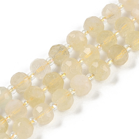 Natural Lemon Jade Beads Strands G-H057-A04-01-1