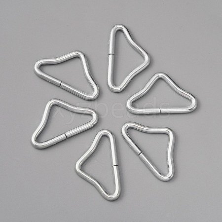 ABS Plastic Triangle Ring Buckles FIND-WH0110-224-1