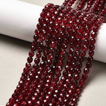 Natural Malaysia Jade Bead Strands G-A147-4mm-A09-1