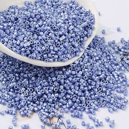 Baking Paint Glass Seed Beads SEED-S042-15B-35-1