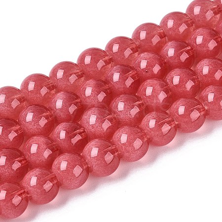 Transparent Glass Imitation Cat Eye Beads Strands GLAA-Q110-01B-12-1