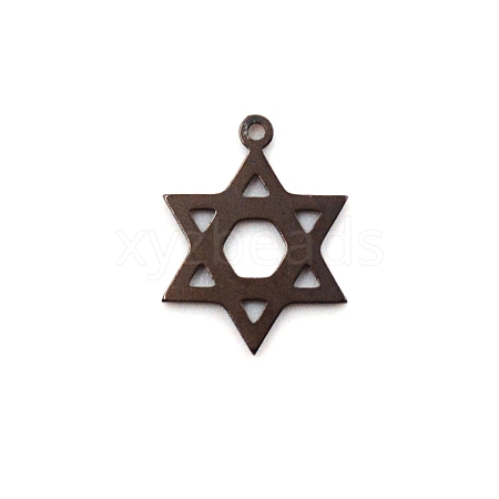 201 Stainless Steel Pendants STAS-WH0021-09EB-1