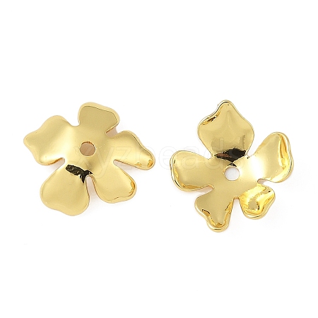 Brass Bead Caps KK-V015-37G-01-1