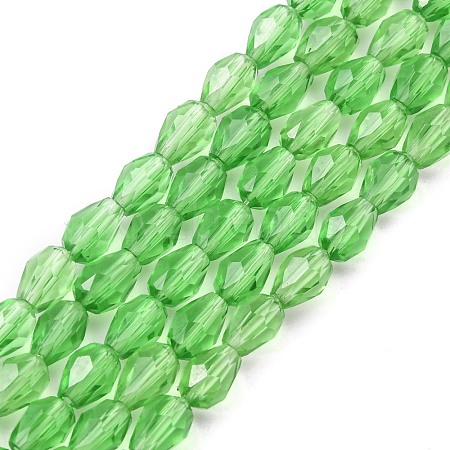 Glass Beads Strands X-GLAA-R024-6x4mm-6-1