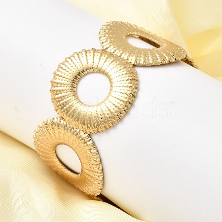 304 Stainless Steel Cuff Bangles BJEW-P368-10G-1