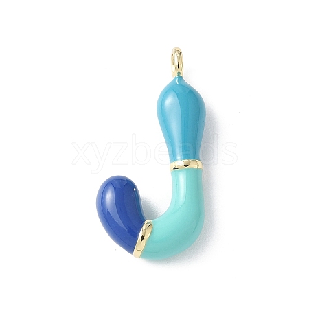 Brass Enamel Pendants KK-E093-03G-J-02-1