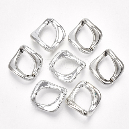 UV Plating ABS Plastic Linking Rings CCB-S162-01B-04-1