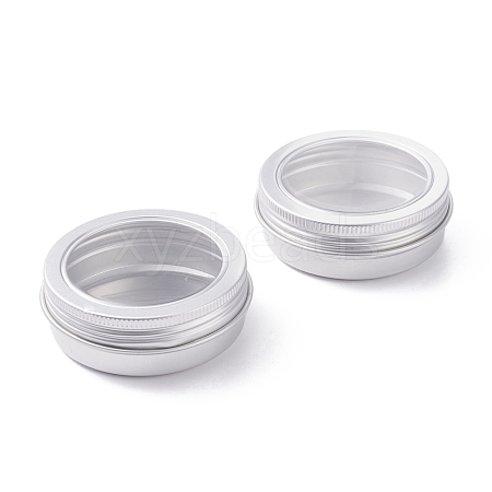 (Defective Closeout Sale Border damaged)Aluminum Screw Cream Jar CON-XCP0001-70A-1