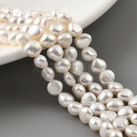 Natural Cultured Freshwater Pearl Beads Strands PEAR-A006-03E-1