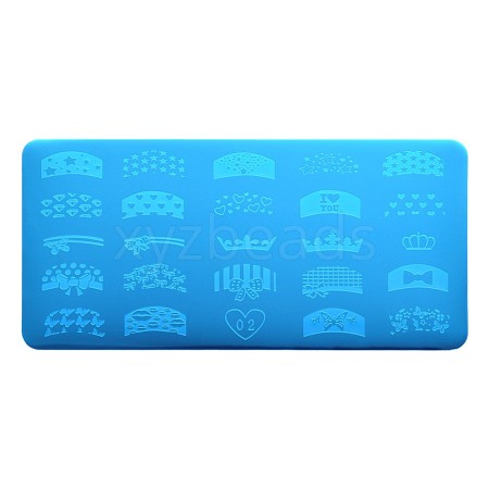 Stainless Steel Nail Art Templates Stamping Plate Set MRMJ-S048-108-1