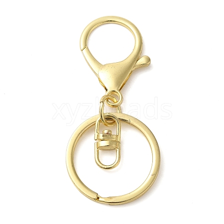 Alloy Keychain Clasp Findings KEYC-D050-03G-1