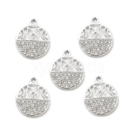 Alloy Crystal Rhinestone Pendants ALRI-C007-63P-1