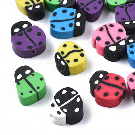 Handmade Polymer Clay Beads X-CLAY-N011-43A-1