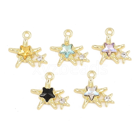 Alloy & Rhinestone Pendants FIND-G114-04G-1