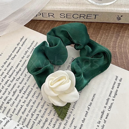 Flower Cloth Elastic Hair Accessories PW-WG4AA07-02-1