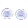 Transparent Resin Pendants RESI-N030-007B-2