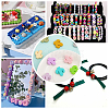 CHGCRAFT 18Pcs 18 Styles Food Grade Eco-Friendly Silicone Beads SIL-CA0001-70-6