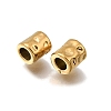 Hammered Textured 304 Stainless Steel Spacer Beads STAS-L315-073A-G01-2