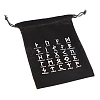 Runes Velvet Jewelry Storage Drawstring Pouches LS-WICR-PW0007-04A-4