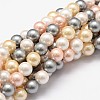 Shell Pearl Bead Strands LS-BSHE-L017-17-1