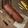 Multipurpose PU Leather Jewelry Rolls for Jewelry AJEW-WH0696-192B-4