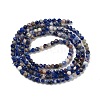 Natural Sunset Sodalite Beads Strands G-B088-C23-02-3