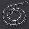 Synthetic Quartz Crystal Beads Strands X-GSR14mmA039-1-4