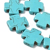Synthetic Turquoise Beads Strands TURQ-G118-20x20mm-11-4