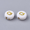 Plating Acrylic Beads PACR-R242-01Q-2