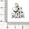 Mother's Day 304 Stainless Steel Pendants STAS-C171-01B-AS-3